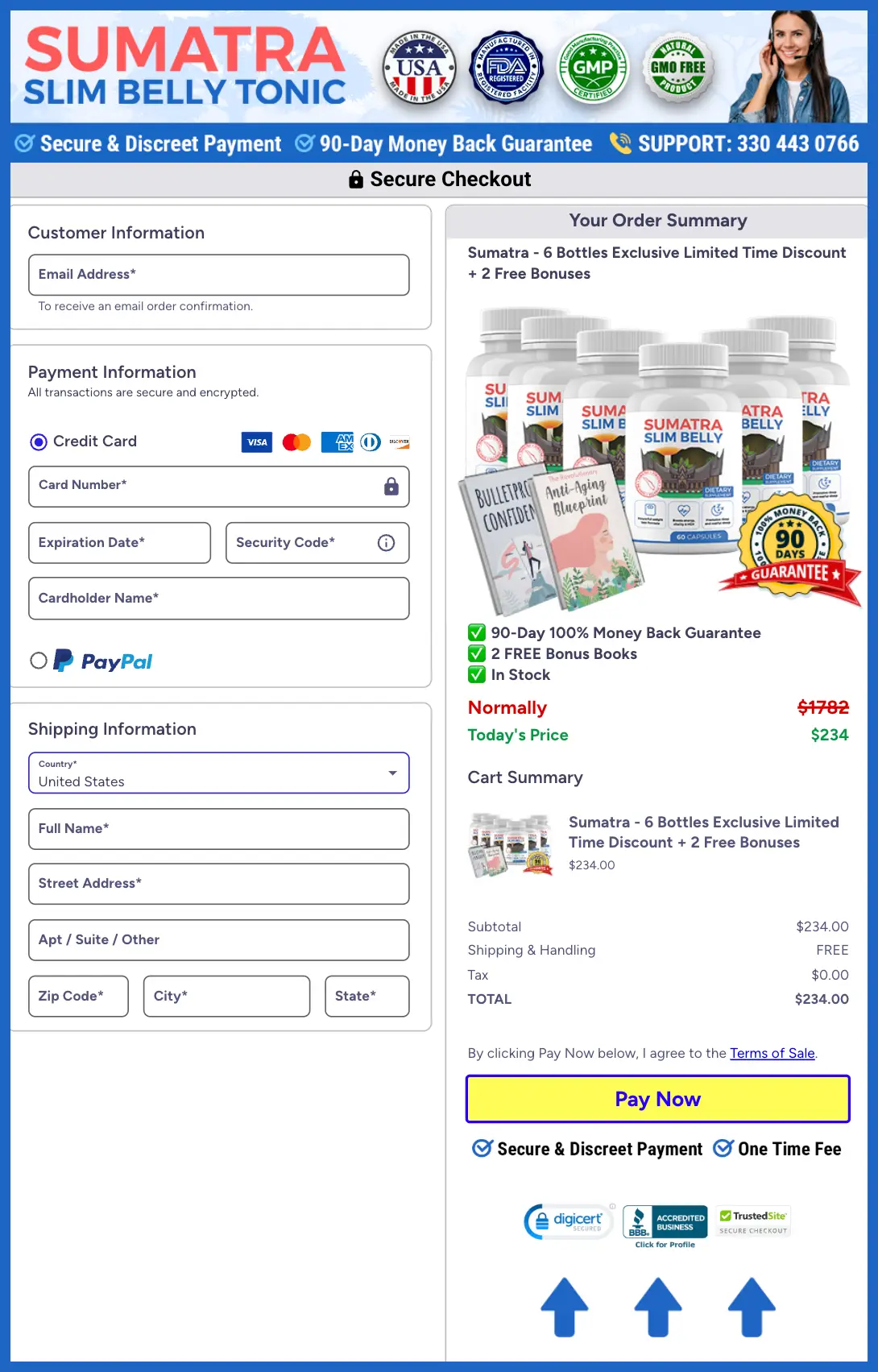 Sumatra Slim Belly Tonic Discount